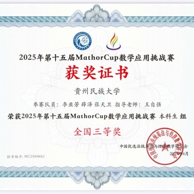 2025-第十四届MathorCup数学应用挑战赛-国赛三等奖-李亚芳-薛泽-张天卫